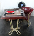 Various objects from Paquebot France except games table from Ile de France at Musée de la Marine. Paris, France.