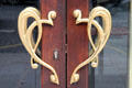 Maxim's Restaurant Art Nouveau door pull. Paris, France