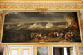 Battle of Jemappes on Nov. 6, 1792 during French Revolution in Flanders painting by Henry Scheffer after Horace Vernet at Versailles Palace. Versailles, France.
