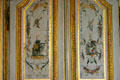 Details of scenes in Salon des Singes in Princes' Apartments in Petit Château at Château de Chantilly. Chantilly, France.