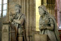 Monument of Louis XVI & Marie-Antionette at St-Denis Basilica. St Denis, France.