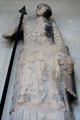 Goliath statue removed from facade of Reims Cathedral at Tau Palace Museum. Reims, France.