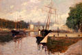 Port of Vannes painting by Paul Madeline at Vannes Museum of Beaux Arts. Vannes, France.