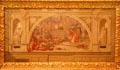 A course in theology cartoon for tapestry for hanging in Rennes Palais de justice by Édouard Toudouze at Museum of Fine Arts of Rennes. Rennes, France.
