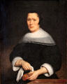 Portrait of a woman by Nicolas Maes at Arras Fine Art Museum. Arras, France.