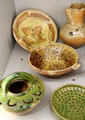 Pottery for everyday use at Museum of Normandy. Caen, France.