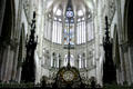 Wrought iron grille enclosing choir at Amiens Cathedral. Amiens, France.