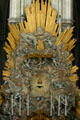Baroque altar piece with cherubs in chancel of Amiens Cathedral. Amiens, France.