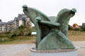 Remembrance and Renewal sculpture by Colin Gibson at Juno Beach Centre. Courseulles-sur-Mer, France.