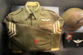 Canadian airborne battledress at Juno Beach Centre. Courseulles-sur-Mer, France.