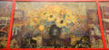 Sunflower painting on screen by Jacques-Emile Blanche at Rouen Museum of Fine Arts. Rouen, France.