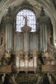 Organ at St Maurice of Angers Cathedral. Angers, France.