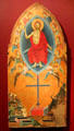 The Last Judgment painting by Segna di Bonaventura at Angers Fine Arts Museum. Angers, France.