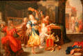 Wise & Foolish Virgins painting by Pieter van Lint at Angers Fine Arts Museum. Angers, France.
