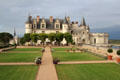 Royal Lodge & Naples Terrace at Chateau Royal of Amboise. Amboise, France.