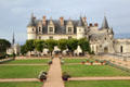 Royal Lodge & Naples Terrace at Chateau Royal of Amboise. Amboise, France.