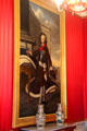 Portrait of Louis-Jean-Marie de Bourbon painting in Orléans-Penthièvre Salon in Royal Lodge at Chateau Royal of Amboise. Amboise, France.
