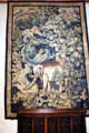 Tapestry with animals, birds & plants at Château de Clos Lucé. Amboise, France.