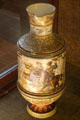 Earthenware pitcher with hunting décor by Villeroy & Boch of Germany at Blois Chateau. Blois, France.