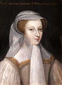 Mary Stuart, Queen of Scotland & France painting after François Clouet at Blois Chateau. Blois, France.