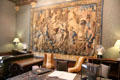 Alexander the Great tapestry from Aubuson in library at Chaumont-Sur-Loire. France.