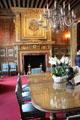 Dining room at Cheverny Chateau. Cheverny, France.