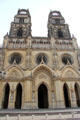Entrance facade of Orleans Cathedral. France.