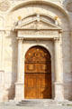 South facade entrance door at Orleans Cathedral. France.