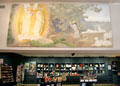 Vision of Joan of Arc painting by Louis-Maurice Boutet de Monvel over entrance lobby of Orleans Beaux Arts Museum. Orleans, France.