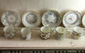 Sèvres coffee cups from porcelain collection at Villa Ephrussi de Rothschild. Saint Jean Cap Ferrat, France.