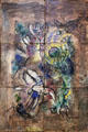 Creation of Man ceramic by Marc Chagall at Chagall Museum. Nice, France.