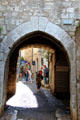 North Gate into St Paul de Vence. St Paul de Vence, France.