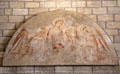 Sketch for fresco of Virgin Mary with angels by Simone Martini at Papal Palace. Avignon, France.