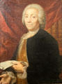 Portrait of art collector Esprit Calvet by Philippe Sauvan at Papal Palace. Avignon, France.