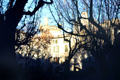Place aux Herbes with Ducal Palace towers. Uzès, France.