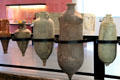 Collection of Roman-era amphorae for commerce of oils & wine at Arles Antiquities Museum. Arles, France.