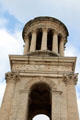 Mausoleum upper temple to honor parents & four arches honoring triumph in battle or death at Glanum Roman Ruins. Saint-Rémy-de-Provence, France.