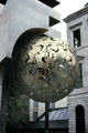 Crann an Óir flower ball sculpture by Éamonn O'Doherty at Central Plaza, Dame Street Dublin, Ireland.