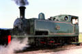 Antique steam engine at former Tralee Railroad, Blennerville. Ireland.