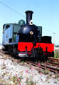 Antique steam engine at former Tralee Railroad, Blennerville. Ireland.