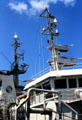 Ship masts at Killybegs Port. Ireland.