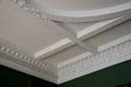 Sculpted plaster ceiling by Isaac Ware in dining room at Castletown House. Ireland.