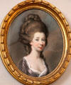 Pastel portrait of Conolly family member by Hugh Douglas Hamilton at Castletown House. Ireland.