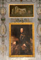 Wall decoration in Long Gallery at Castletown House. Ireland.