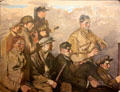 IRA Column painting by Sean Keating at Aras an Uachtarain. Dublin, Ireland.