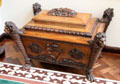 Wine cooler with Irish harp carving by James Hicks at Aras an Uachtarain. Dublin, Ireland.