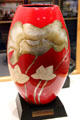 Vase from Viet Nam given to former Irish president at Aras an Uachtarain. Dublin, Ireland.