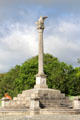 Phoenix Column in Phoenix Park. Dublin, Ireland