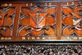 Carved coat of arms of Sidney in Chapel Royal at Dublin Castle. Dublin, Ireland.