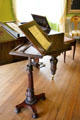 Antique music stand at Emo Court. Ireland.